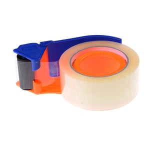 Simple &Practical  Sealing Packaging Parcel Plastic Roller 2" Width Tape Cutter Dispenser