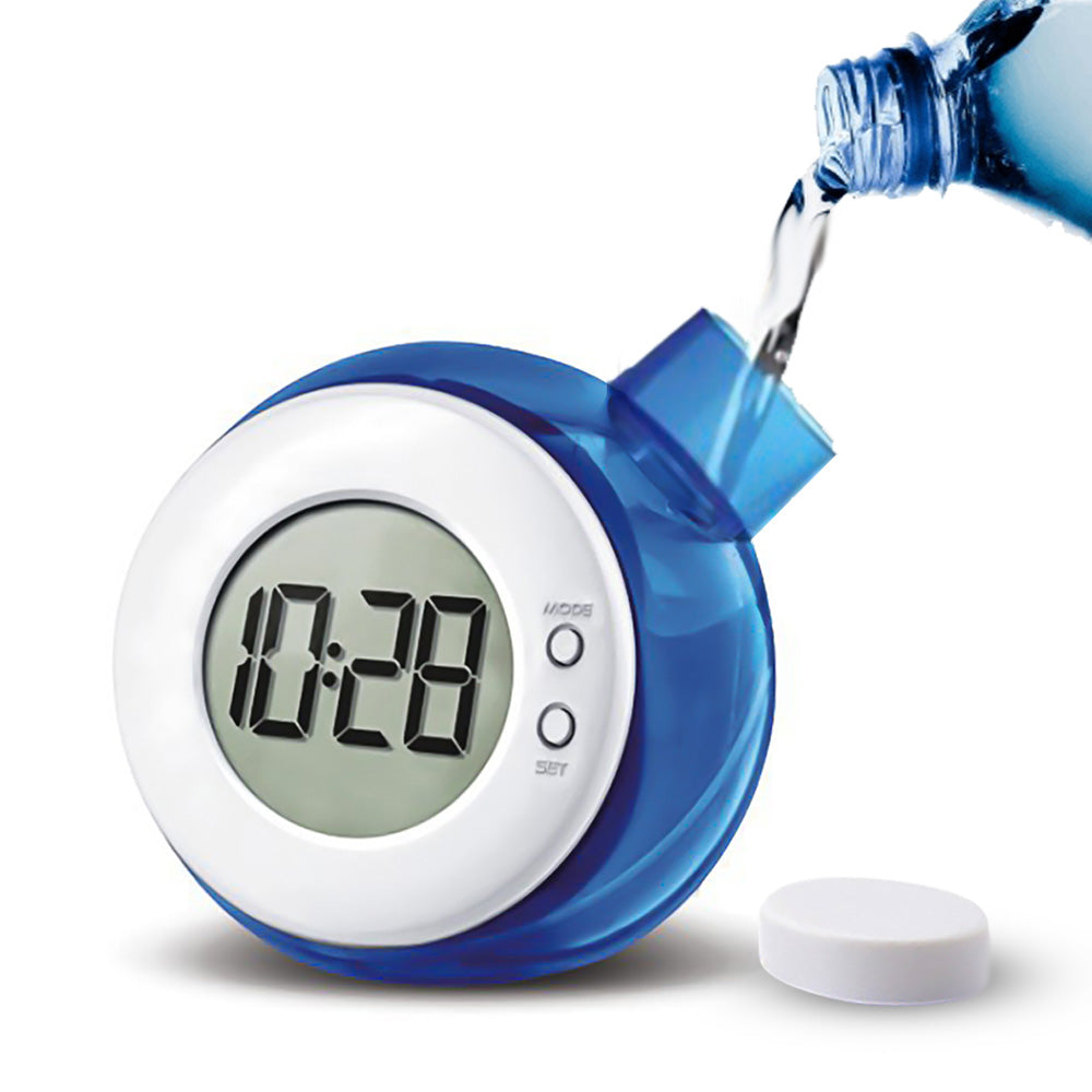 Creative Water Powered Clock Child Desk Table Clock Smart Water Element Mute Digital Clock With Calendar Home Decor Kid Gifts