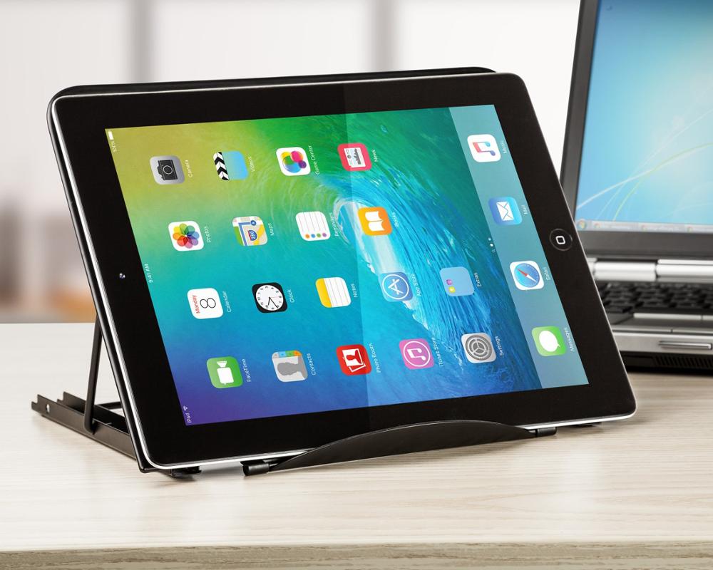 Mesh Ventilated Adjustable Laptop Stand holder cooler Folding Portable For Laptop Notebook Tablet