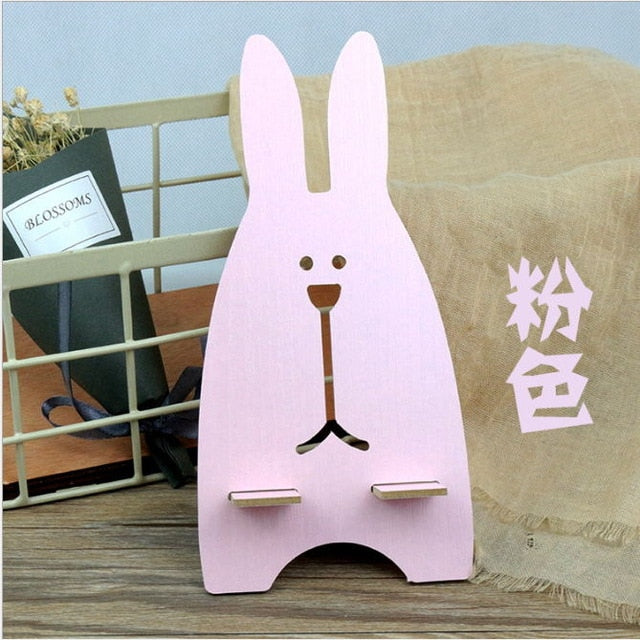 desktop mobile phone holder bracket support stand shelf lazy artifact Korean cartoon cute portable creative student office