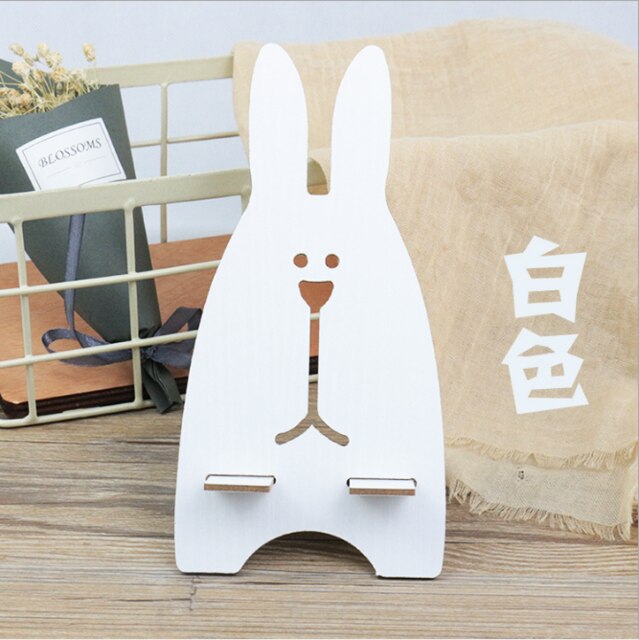 desktop mobile phone holder bracket support stand shelf lazy artifact Korean cartoon cute portable creative student office