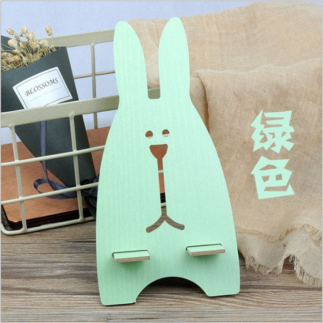 desktop mobile phone holder bracket support stand shelf lazy artifact Korean cartoon cute portable creative student office