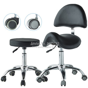 Comfortable Adjustable Saddle Stool Seat Furniture Ergonomic Medical Office Saddle Chair Rolling Swivel Chair for HomeDental