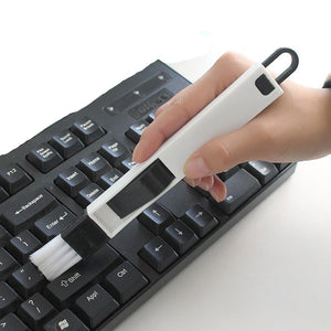 1pc Multipurpose School Office Desk Set Computer Keyboard Cleaning Brush Cleaner 2 In 1 Stationery Tool