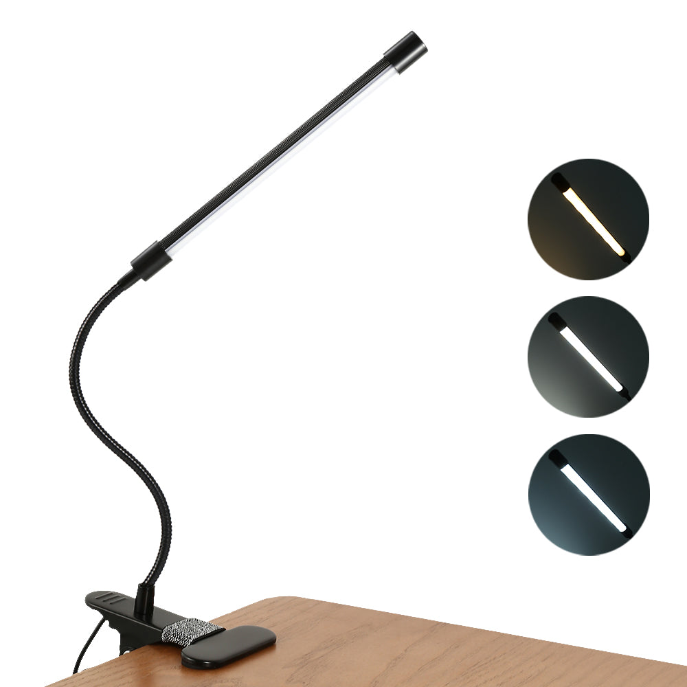 18LED USB Clip Table Portable Lamp Dimmable Bedside Desk Lamps Desk Office Book Table Flexible Light Decoration Home Lamps