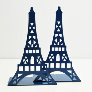 2 pcs/pair Fashion Eiffel Tower Design Bookshelf Large Metal Bookend Desk Holder Stand for Books Organizer Gift Stationery