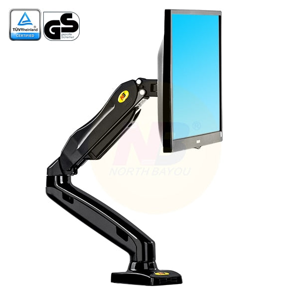 NB F80 Desktop17-27" LCD LED Monitor Holder Arm Gas Spring Full Motion Gas Strut Flexi TV Mount Loading 2-6.5kgs