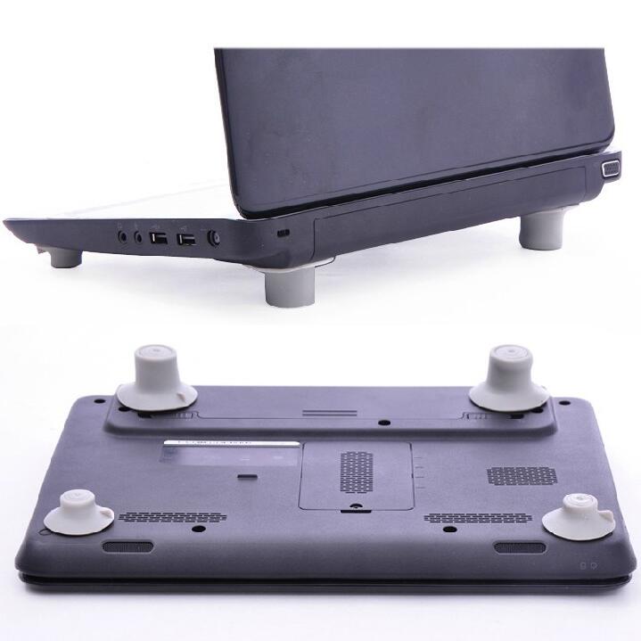 4pcs/lot Notebook Accessory Laptop Heat Reduction Pad Cooling Feet Stand Holder Desk Set