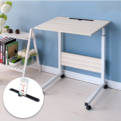 Computer Table Adjustable Portable Laptop Desk Rotate Laptop Bed Table Can be Lifted Standing Desk  60*40CM